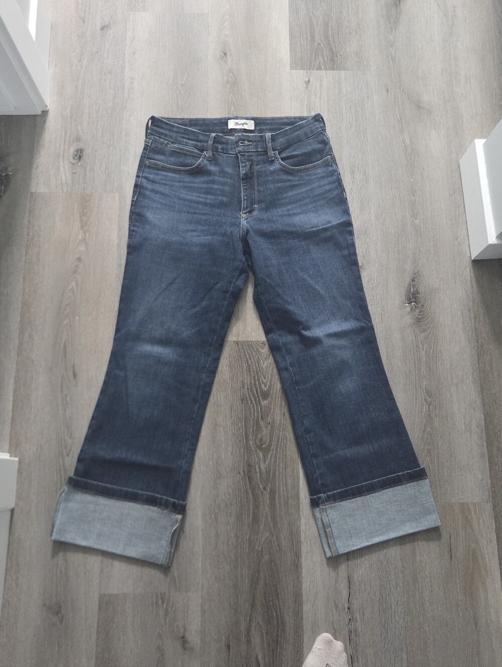 Dark Blue Women's Wrangler Retro Jeans